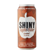 Shiny Apple Cider Caramel Apple