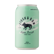 Stock And Row Lime Crush Cider