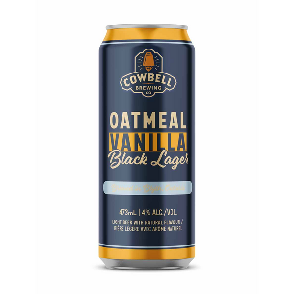 Cowbell Brewing Co. Oatmeal Vanilla Black Lager