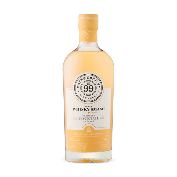 Wayne Gretzky Peach Whisky Smash Premixed Cocktail