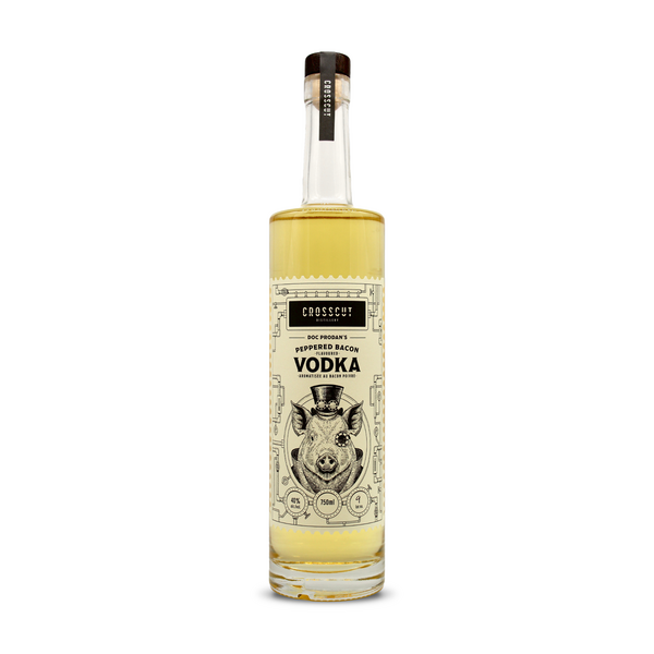 Crosscut Distillery Doc Prodan\'s Peppered Bacon Flavoured Vodka