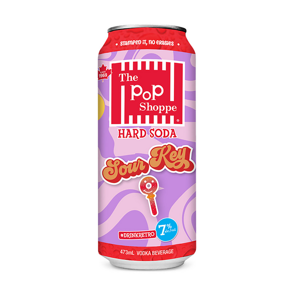 Pop Shoppe Sour Key Hard Soda
