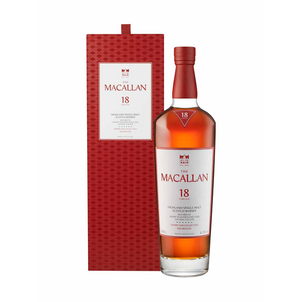 The Macallan Sherry Oak 18 Year Old Highland Single Malt Scotch Whisky