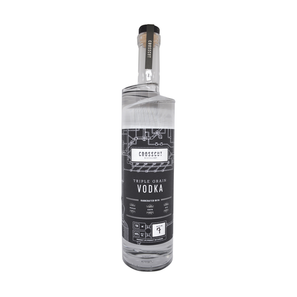 Crosscut Distillery Triple Grain Vodka