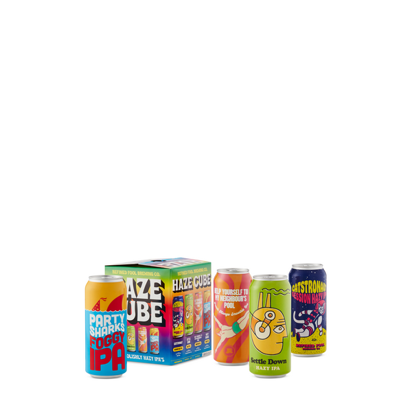 Refined Fool Haze Cube - Four Foolishly Hazy IPA\'s