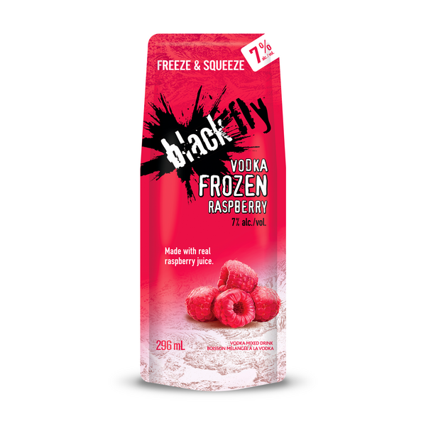 Black Fly Vodka Frozen Raspberry Pouch