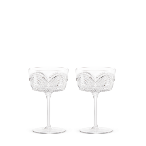 Beau Crystal Coupe glasses (set of 2)