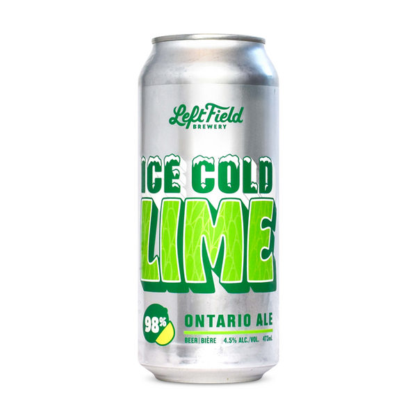 Left Field Brewery Ice Cold Lime 98% Ontario Ale
