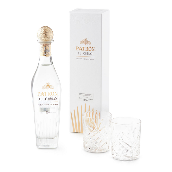 Patron El Cielo + FREE Set Of 2 Rocks Glasses