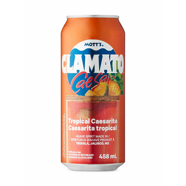 Mott\'s Clamato Tequila Tropics Pineapple & Mango