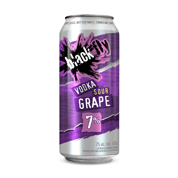 Black Fly Vodka Sour Grape
