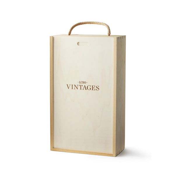 Vintages Wooden 2 Bottle Box