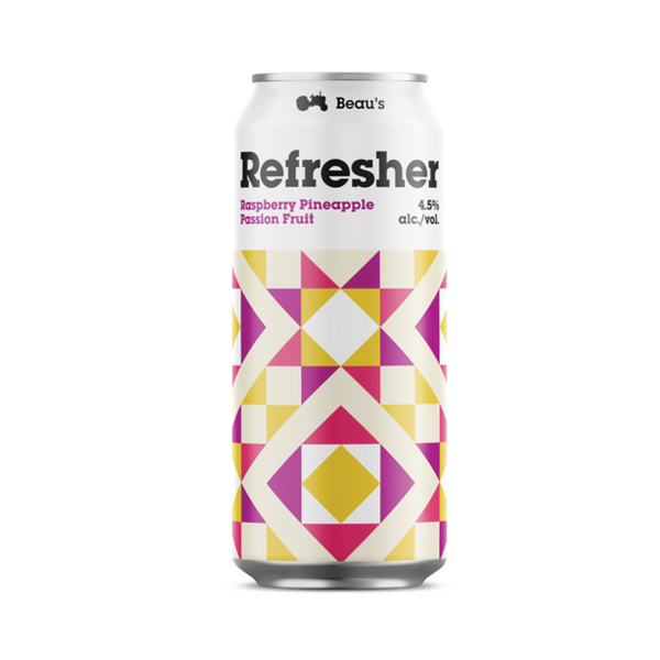 Beau\'s Refresher Raspberry Pineapple Passionfruit