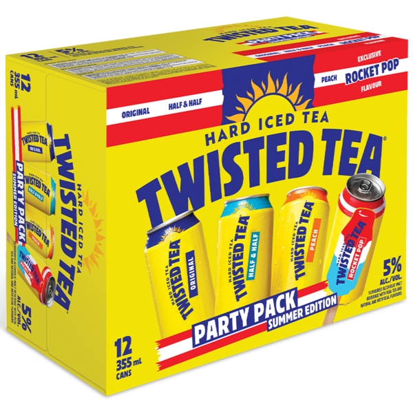 Twisted Tea Party Pack Summer Edition Rocket Pop (Malt)