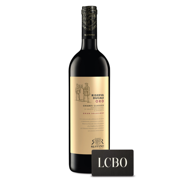 Ruffino Riserva Ducale Oro 3 bottles + FREE $25 LCBO gift card
