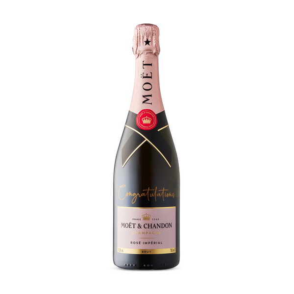Moet & Chandon Brut Rose Congratulations Tin