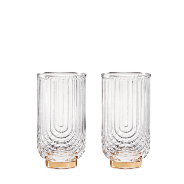 Gatsby Highball Glasses (set of 2)