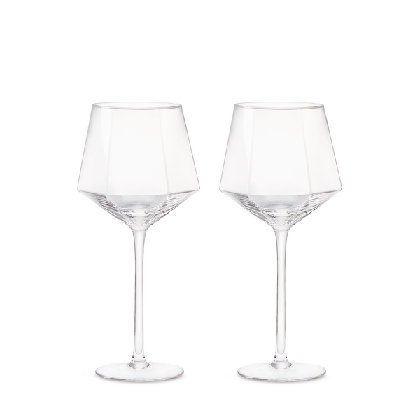 Seneca Diamond Crystal Wine glasses (set of 2)