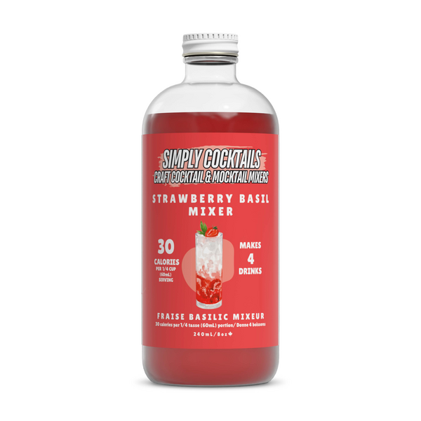 Simply Cocktails Strawberry Basil Mixer