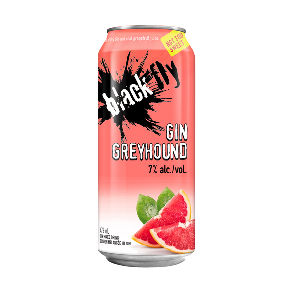 Black Fly Gin Grapefruit Greyhound Cocktail