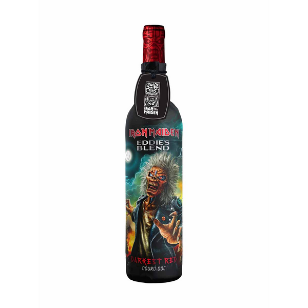 Iron Maiden Eddie\'s Blend Darkest Red Wine Art #2