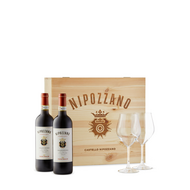 Nipozzano & Castiglioni Chianti + 2 glasses 2023