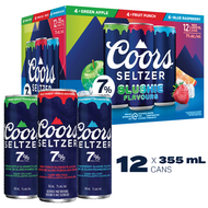 Coors Seltzer Slushie 7.0 Variety Pack (Malt)