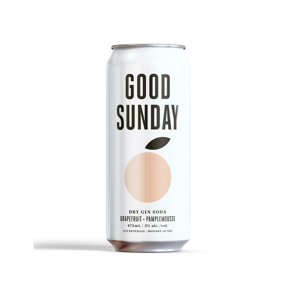Good Sunday Dry Gin Soda Grapefruit