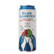 Blue Lobster Vodka Soda Sour Cherry Lime