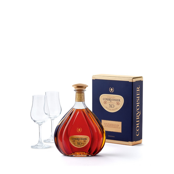 Courvoisier XO Cognac + FREE glasses