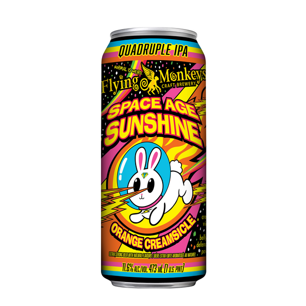 Flying Monkeys Space Age Sunshine Quadruple IPA