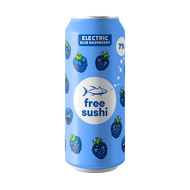 Free Sushi Electric Blue Raspberry