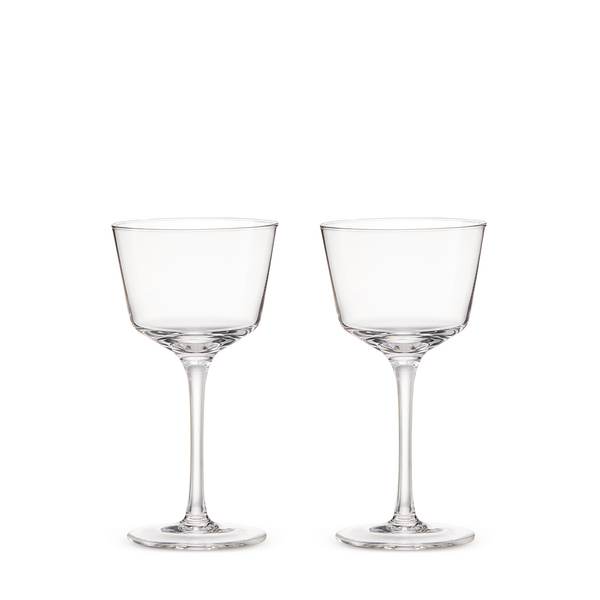 Crystal Nick And Nora Glasses 2 Pack