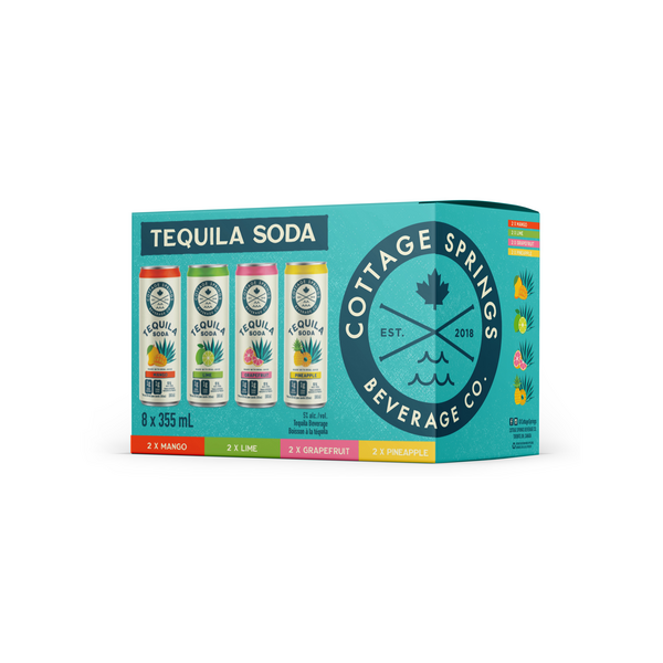 Cottage Springs Tequila Soda Mixed Pack