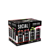 SoCIAL LITE Vodka Soda Mixed Pack
