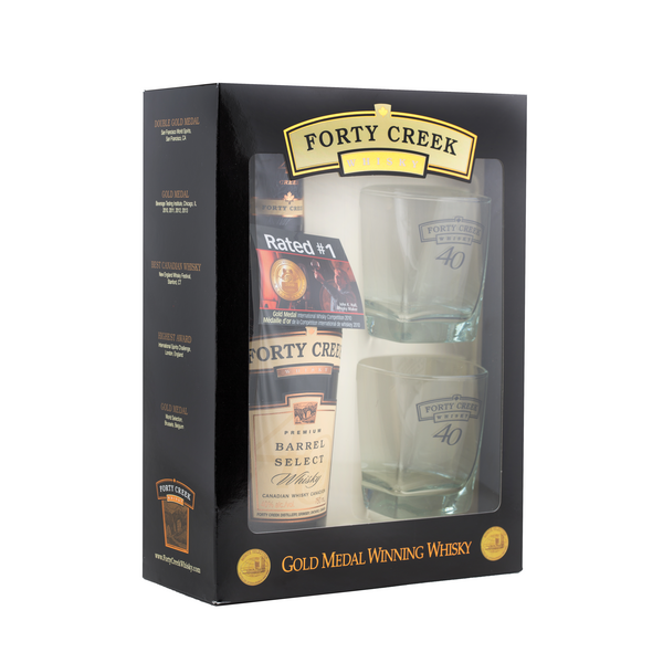 Forty Creek Barrel Select With Glasses Whisky