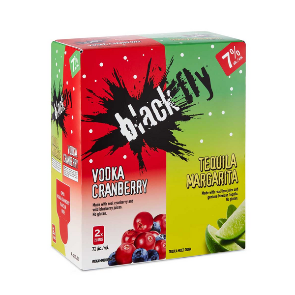 Black Fly Vodka Cranberry & Tequila Margarita