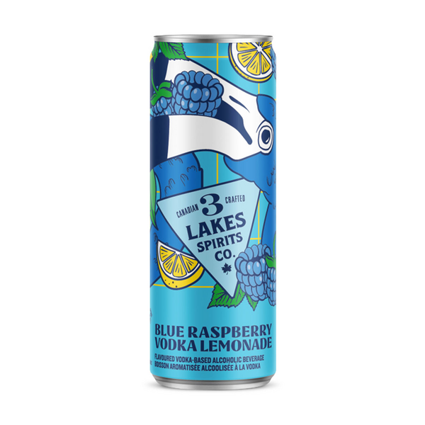 3 Lakes Spirits Co. Blue Raspberry Vodka
