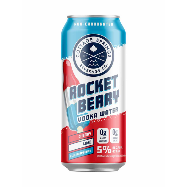 Cottage Springs Rocket Berry Vodka Water