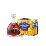 D’Usse VSOP Cognac + San Pellegrino Limonate with FREE Stopper