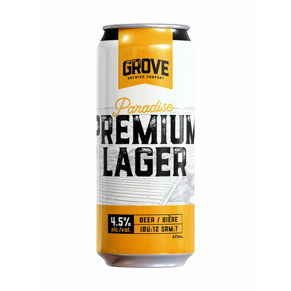 The Grove Brewing Corporation Paradise Lager
