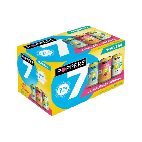 Poppers Lemonade Mixed Pack (Malt)