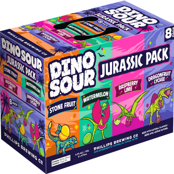 Phillips Brewing Dino Sour Jurassic Mix Pack
