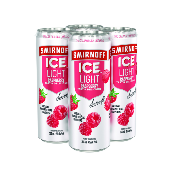 Smirnoff Ice Light Raspberry & Soda